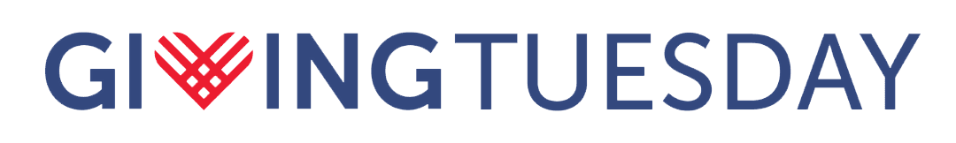 Giving Tuesday logo with a stylized red heart-shaped icon.